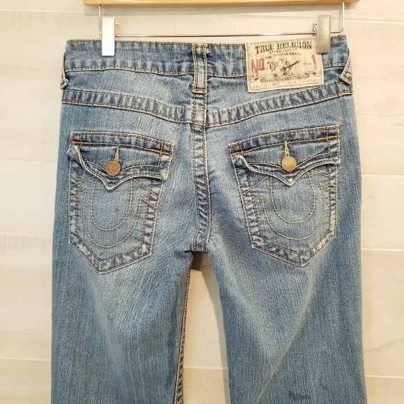 {27} True Religion Billy Dark Hallow First Edition Jeans Women's - Picture 8 of 16